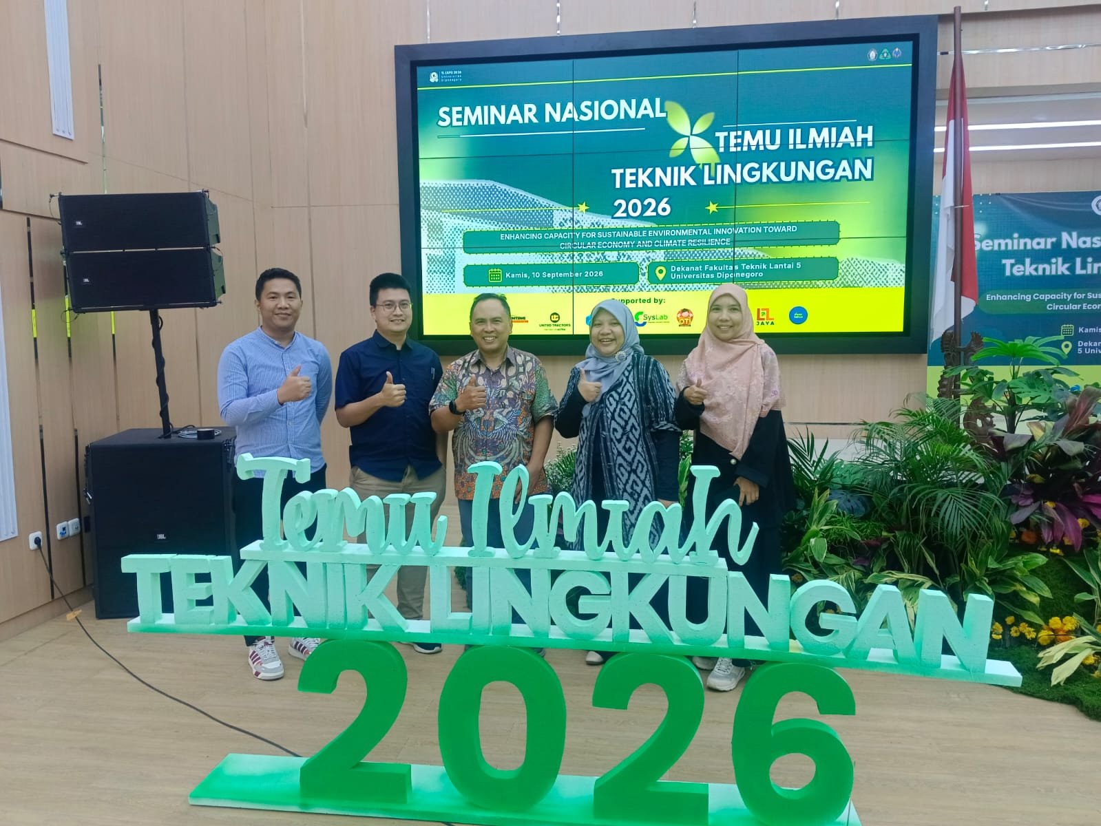 Perkuat Mutu dan Jejaring Akademik Nasional, Program Studi Teknik Lingkungan Universitas Prabumulih Hadiri Temu Ilmiah Teknik Lingkungan 2026